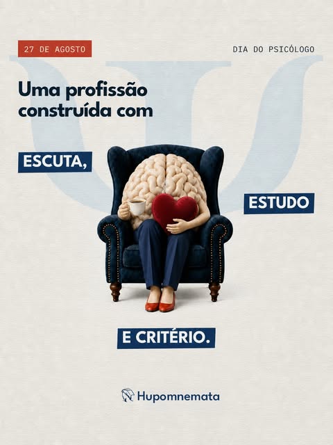 Publicação do Instituto Hupomnemata para o Dia do Psicólogo